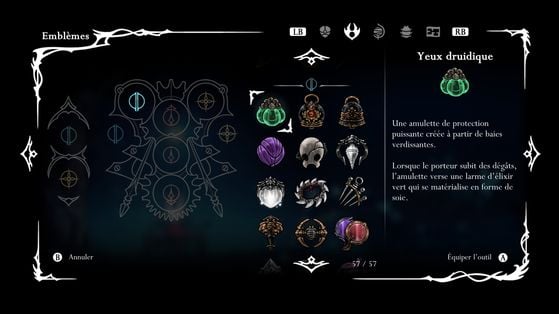 Yeux druidiques - Hollow Knight : Silksong
