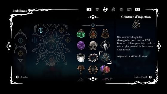 Ceinture d'injection - Hollow Knight : Silksong