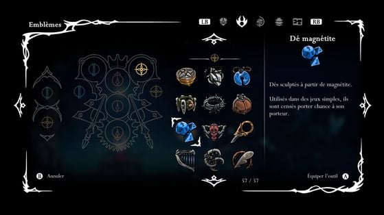 Dé magnétite - Hollow Knight : Silksong
